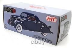 Precision 100 1/18 Scale Diecast 32890M 1937 Lincoln Zephyr Dark Blue