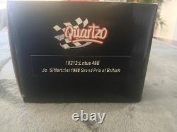 Quartzo 118 Scale 18212Lotus 49B. Jo Siffert1st 1968 British GP with Driver