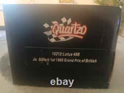 Quartzo 118 Scale 18212Lotus 49B. Jo Siffert1st 1968 British GP with Driver