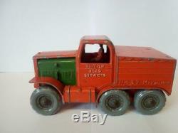 Rare Matchbox Lesney Moko Early Large Scale Prime Mover, Trailer And Bulldozer