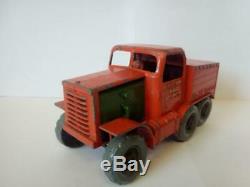 Rare Matchbox Lesney Moko Early Large Scale Prime Mover, Trailer And Bulldozer