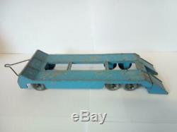 Rare Matchbox Lesney Moko Early Large Scale Prime Mover, Trailer And Bulldozer