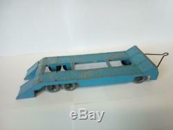 Rare Matchbox Lesney Moko Early Large Scale Prime Mover, Trailer And Bulldozer