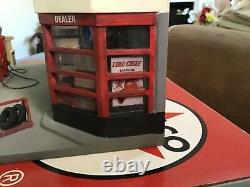 Rare1940. TEXACO, PETROL SERVICE STATION GARAGE DIORAMA. 1/43 Scale. CORGI DINKY