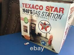 Rare1940. TEXACO, PETROL SERVICE STATION GARAGE DIORAMA. 1/43 Scale. CORGI DINKY