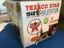 Rare1940. TEXACO, PETROL SERVICE STATION GARAGE DIORAMA. 1/43 Scale. CORGI DINKY