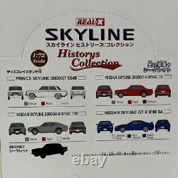 Real-x 1/72 Scale Skyline Historys Coll Diecast Mini Car Models Boxed Japan