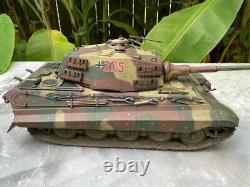 Red 205 KING TIGER FULLY BUILT tank 1/18th Scale NOT 1/16 Ultimate Soldier