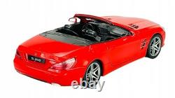 Red Convertible Diecast Model Car 124 Scale