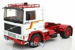 Road Kings Volvo F12 4x2 Truck White Red Chassis 1977 Rk180031 118 Scale