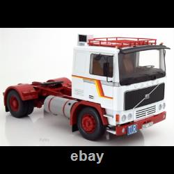 Road Kings Volvo F12 4x2 Truck White Red Chassis 1977 Rk180031 118 Scale