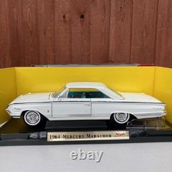 Road Signature 1964 MERCURY Marauder Coupe 1/18 Scale White with Tiffany Blue