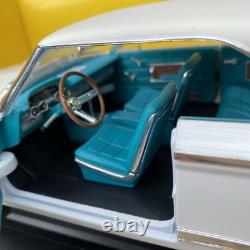 Road Signature 1964 MERCURY Marauder Coupe 1/18 Scale White with Tiffany Blue