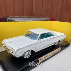 Road Signature 1964 MERCURY Marauder Coupe 1/18 Scale White with Tiffany Blue