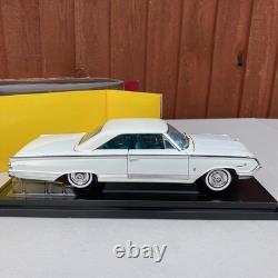 Road Signature 1964 MERCURY Marauder Coupe 1/18 Scale White with Tiffany Blue