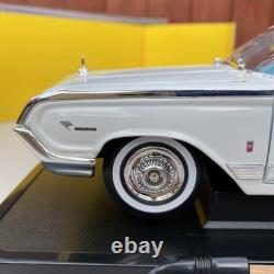 Road Signature 1964 MERCURY Marauder Coupe 1/18 Scale White with Tiffany Blue