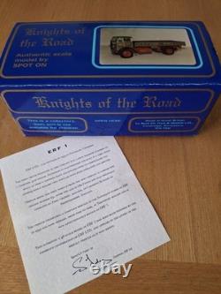 SPOT ON Knights of the Road, 148 scale ERF 1 DROPSIDE DIESEL LORRY RARE