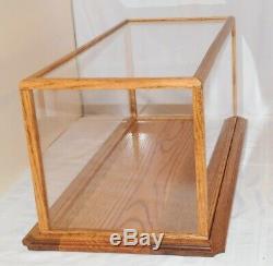 Scale Model Display Case Custom Made Wood/Acrylic Glass Special Orders Available