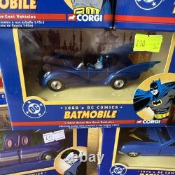 Set of Corgi Diecast Batman Vehicles 143 and 124 Scale