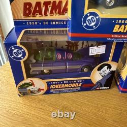 Set of Corgi Diecast Batman Vehicles 143 and 124 Scale