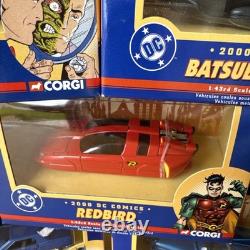 Set of Corgi Diecast Batman Vehicles 143 and 124 Scale