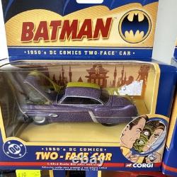 Set of Corgi Diecast Batman Vehicles 143 and 124 Scale