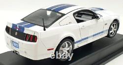 Shelby Collectibles 1/18 Scale 25321S 2011 Ford Shelby GT350 White/Blue