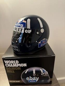 Signed Damon Hill 1996 1/2 Scale Helmet World Champion Williams DRM Ltd 300pcs