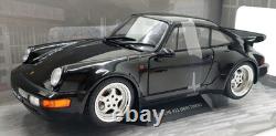 Solido 1/18 Scale Diecast S1803404 Porsche 964 Turbo 1990 Black