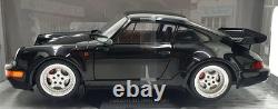 Solido 1/18 Scale Diecast S1803404 Porsche 964 Turbo 1990 Black
