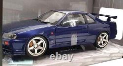 Solido 1/18 Scale Diecast S1804303 1999 Nissan Skyline R34 GTR Midnight Purple