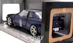 Solido 1/18 Scale Diecast S1804303 1999 Nissan Skyline R34 GTR Midnight Purple