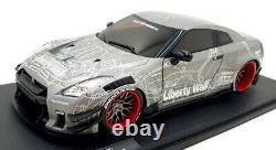 Solido 1/18 Scale Diecast S1805810 Nissan GT-R R35 LBWK Type 2.0 Grey