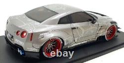 Solido 1/18 Scale Diecast S1805810 Nissan GT-R R35 LBWK Type 2.0 Grey