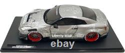 Solido 1/18 Scale Diecast S1805810 Nissan GT-R R35 LBWK Type 2.0 Grey