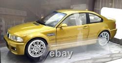 Solido 1/18 Scale Diecast S1806501 BMW E46 M3 Phonix GELB Gold 2000