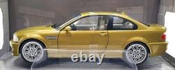Solido 1/18 Scale Diecast S1806501 BMW E46 M3 Phonix GELB Gold 2000
