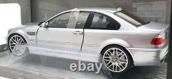 Solido 1/18 Scale Diecast S1806503 BMW E46 CSL 2003 Silver/Grey