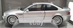 Solido 1/18 Scale Diecast S1806503 BMW E46 CSL 2003 Silver/Grey