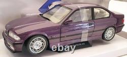Solido 1/18 Scale Model Car S1803905 BMW E36 Coupe M3 Dayona Violet