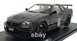 Solido 1/18 Scale S1804311 1999 Nissan Skyline GT-R (R34) Ztune Midnight Purple