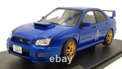Solido 1/18 Scale S1812301 2003 Subaru Impreza WRX STI Sonic Blue