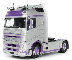 Solido 124 Scale Volvo Trucks FH Globetrotter XL Silver & Purple 2023