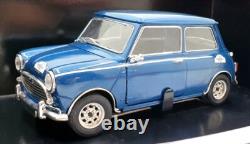 Solido Mini 35 1/18 Scale Diecast 80000 Austin Mini Blue