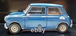 Solido Mini 35 1/18 Scale Diecast 80000 Austin Mini Blue