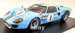 Spark 1/18 Scale Model Car 18S470 1967 Ford GT40 Mk 2B #1 Winner 12H Rheims