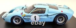Spark 1/18 Scale Model Car 18S470 1967 Ford GT40 Mk 2B #1 Winner 12H Rheims
