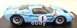Spark 1/18 Scale Model Car 18S470 1967 Ford GT40 Mk 2B #1 Winner 12H Rheims
