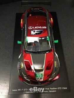 Spark 2018 Lexus Racing RCF GT3 1/18 Scale RED New RARE car# 15