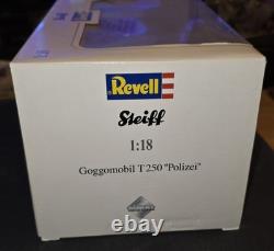 Steiff Teddy Bear and Revell 1/18 Scale Car Goggomobil T250 Polizei Rare Item